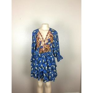 UMGEE  Paisley Dress Multi-Color szM